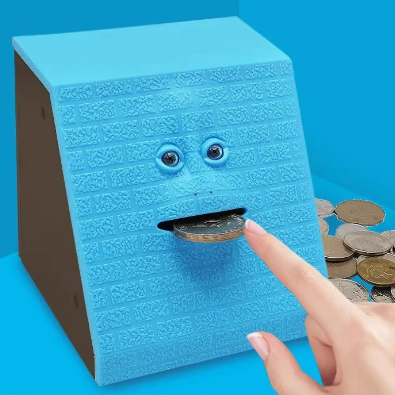 

Personalized Face Chewing Money Box Children's Piggy Bank Saving Challenge Home Decor Accesoriz Indoor Money Safe Good Gifts