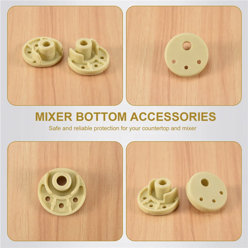 Multi-Founctional 5Pcs Mixer Foot Bottom Pad Stand Attachment Replacement Mixer Accessories Compatible For Kitchenaid Mixer 9709