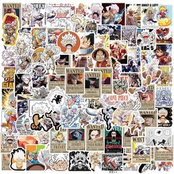 10/30/50/100PCS Anime Luffy Gear 5 One Piece Stickers Decals DIY Phone Laptop Skateboard Suitcase Luggage Cartoon Decals Kid Toy