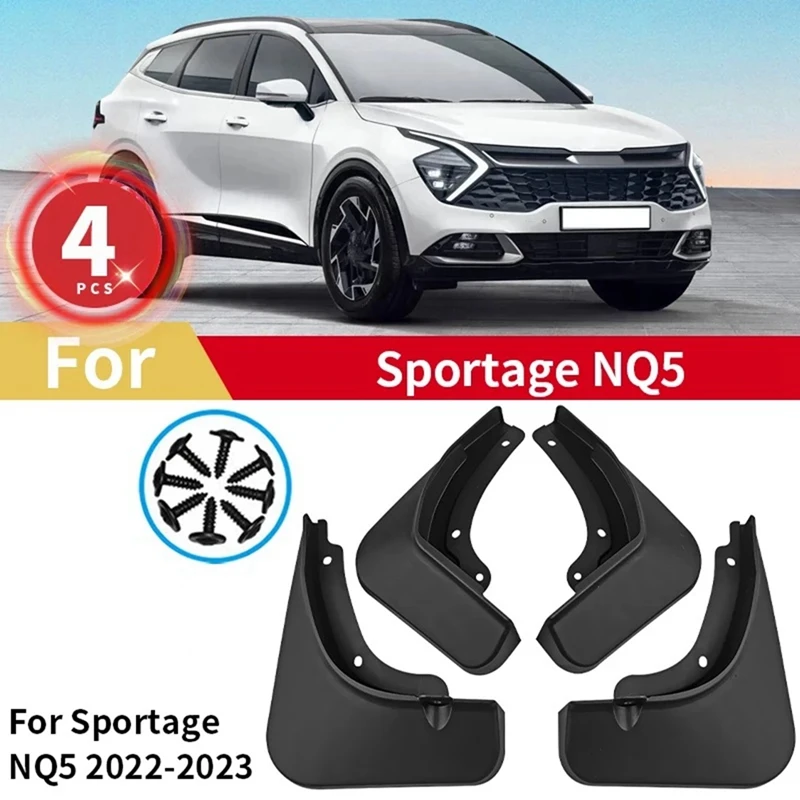 4 pz auto parafango paraspruzzi paraspruzzi parafango per KIA Sportage NQ5 LWB MK5 2022 2023 2024 accessori auto