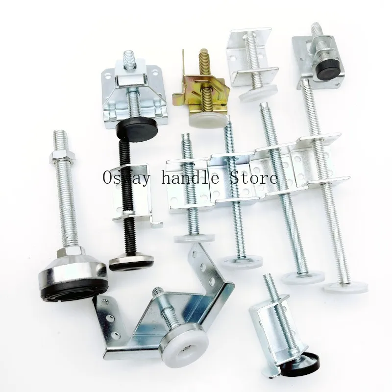 4PCS 1PCS Wardrobe adjustable foot platform foot level adjustment support leg furniture sidev mounted pad screw