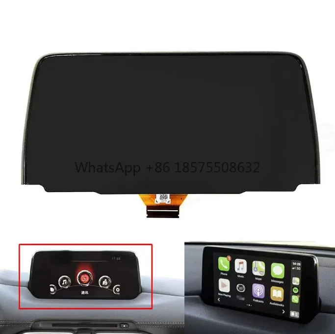 B61A611J0 7-inch  TM070RDHP03-00    touch screen for Ma-zda3 GPS Alexa 2017-2018 Navigation Radio Capacitive touch screen