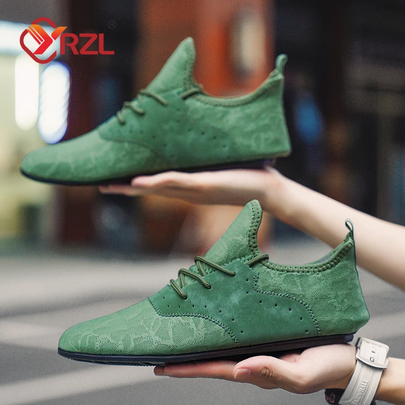 YRZL Mesh Loafers Men Driving Moccasins Thin Bottom Flats Walking Shoes Breathable Non Slip Casual Loafers Summer Mens Shoes