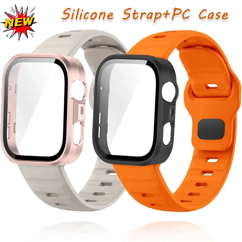 Huawei Watch Fit 4/3/4 Pro用PCケース スポーツブレスレット リストバンド 耐衝撃保護シェル シリコン製ウォッチバンド