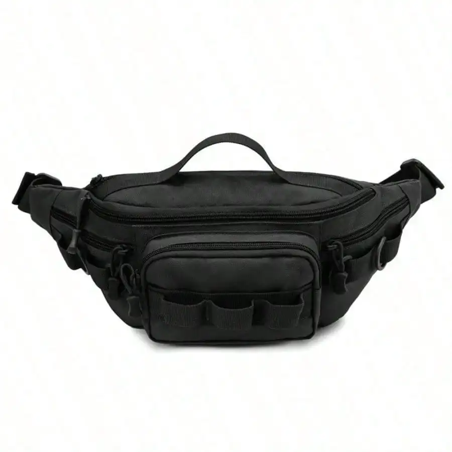 전술용 가방, 소형 낚시 도구 가방 허리 가방 휴대용 낚시 보관 허리 가방 야외 플라이 낚시 하이킹 가방