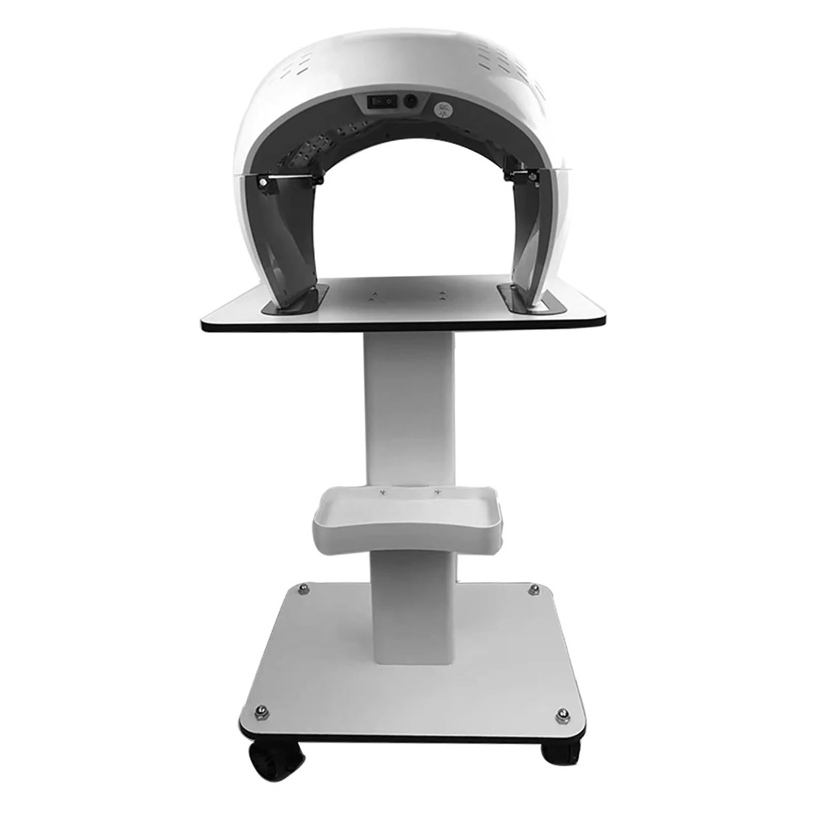 2 Layer Large Table Trolley Special for White Spectrometer High Load-bearing Storage Rack Multifunctional Shelf