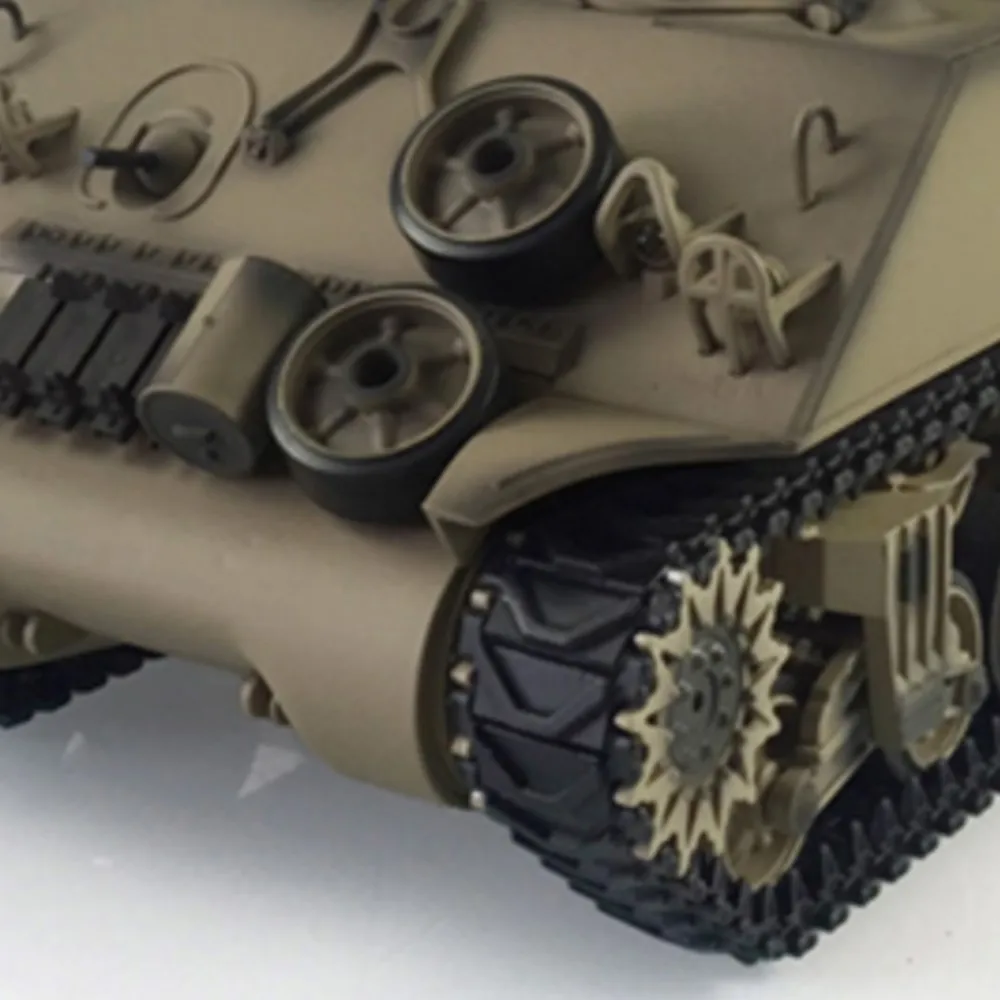 

HENG LONG 1/16 Scale 2.4G 7.0 Upgraded M4A3 Sherman RTR RC Tank 3898 Metal Tracks RC Panzer Car Toys Gifts for Boys TH19780