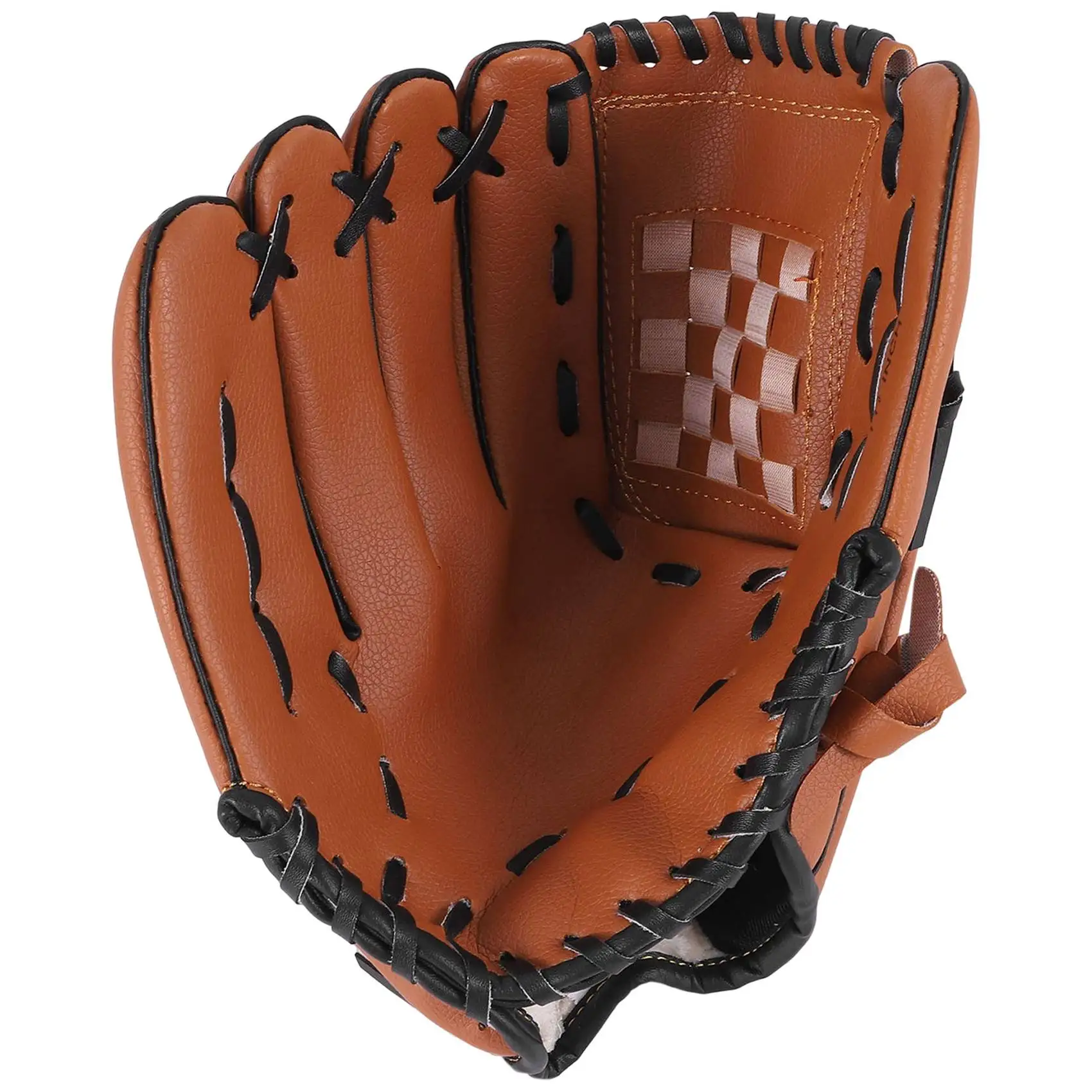 

Outdoor Sports 2 Colors Baseball Glove Softball Practice Equipment Right Hand for Adult Man Woman Train,Brown 11.5 Inch