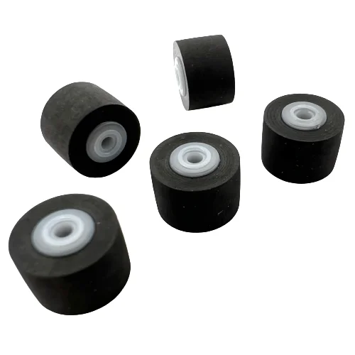 1 pz 5. 5 puleggia in gomma con rullo a pizzico per registratore a nastro Audio aziona i componenti del lettore Stereo Walkman a cassetta