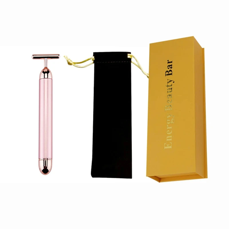 T Beauty Roller Energy Roller Electric Face-lifting Facial Massage Beauty Tools กันน้ำสั่นดูแลใบหน้าสติ๊ก