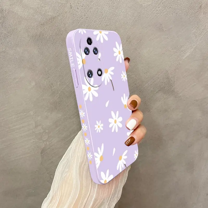 Plain Daisies Phone Case For Huawei P40 P50 P30 P20 Pro Lite Nova 5t Y7A Mate 40 30 20 Pro Lite Liquid Silicone Cover