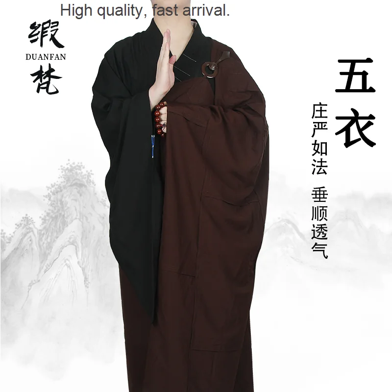 

Monk Satin Fan Costume Five Clothes Matching Clothes Five Rings Bodhisattva Vow Jushi Family Men's and Women's Mannequin