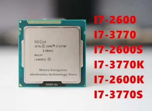 original i7-2600 I7-3770T I7-2600S I7-3770K I7-2600K  I7-2600K  I7-3770S I5-2500K  I5-2550K I5-3570K quad-core 1155