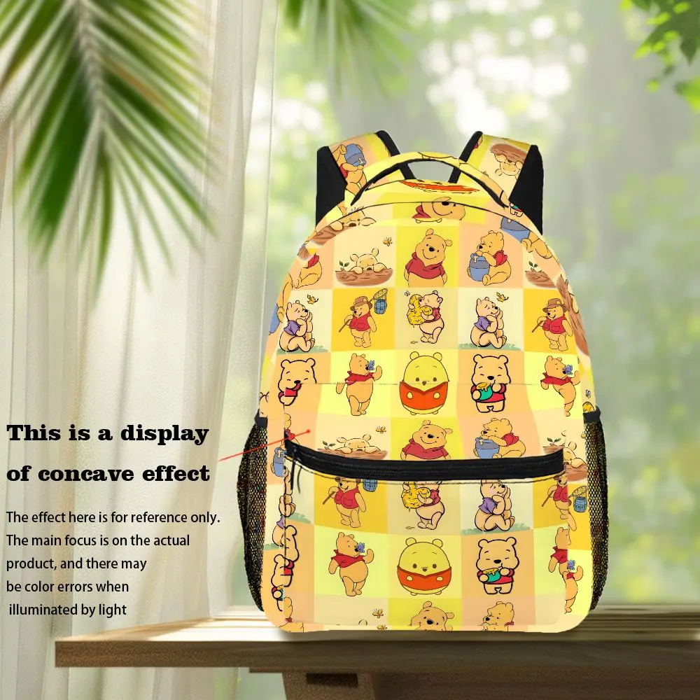 

Рюкзак Disney Winnie the Pooh, повседневная сумка, большая вместимость, качественный подарок, индивидуальное ежедневное использование