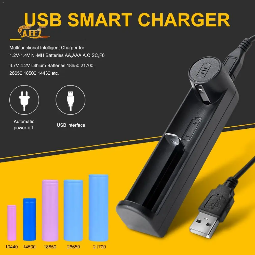 

AEE7-18650 Зарядное устройство для литиевых батарей 26650 21700 18340 C1 Зарядное устройство для аккумуляторов