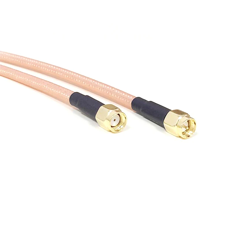 

High-quality Low-attenuation SMA Male Switch RP-SMA Male Plug RF Coax Cable RG142 50CM 20" Adapter