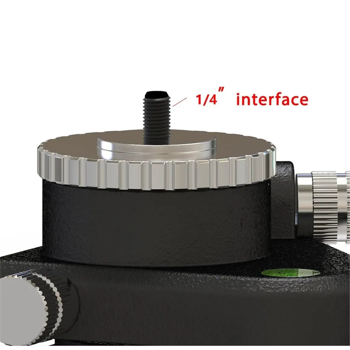 11·11COUPON 1/4'' Interface Tripod Bracket Base Fine Adjustment Tripod Stand for Laser Level Measuring Tool