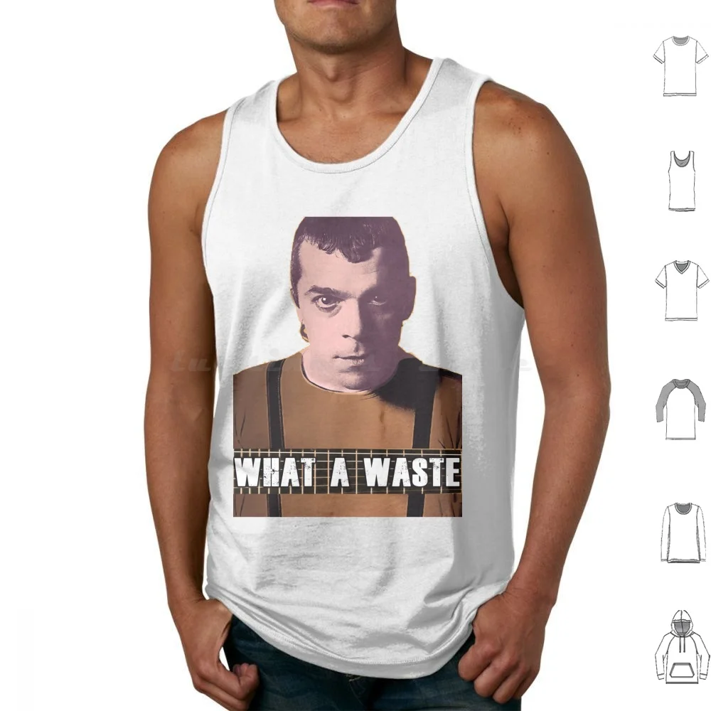 I. Dury What A Waste! Tank Tops Vest Sleeveless Dury Ian 1970s Post Punk British Bands Music English Music English