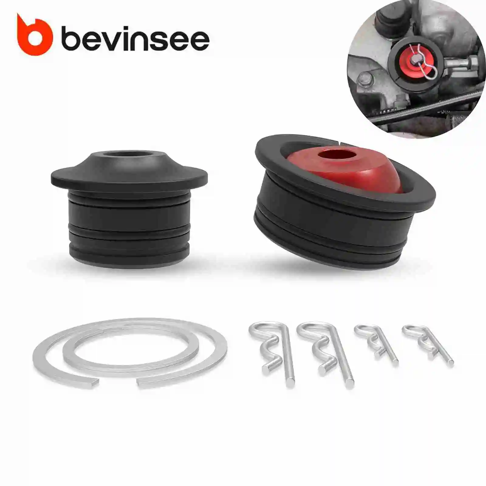 

BEVINSEE Gear Shift Cable Bushings For Honda Civic Si 8th/9th/10th Gen (2007-2021), Accord 8th/9th Gen, For Honda Type R/Fit/CRZ