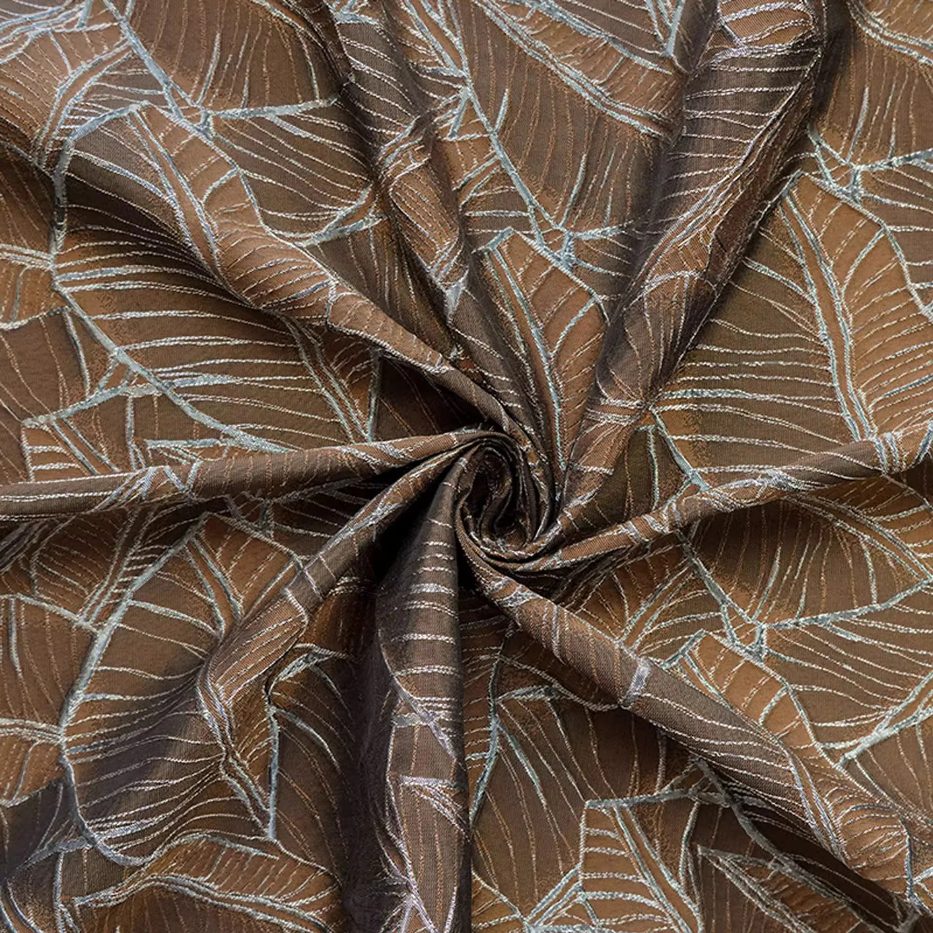 

1yard Embossed banana leaves, color woven jacquard fabric DIY Coat,outerwear,suit，bag designer Fabrics for patchwork