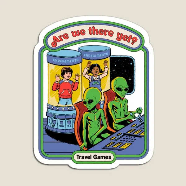 Zijn We Er Nog Magneet Magnetische Houder Grappige Schattige Koelkast Speelgoed Kleurrijke Kinderen Stickers Decor Baby Kids Home