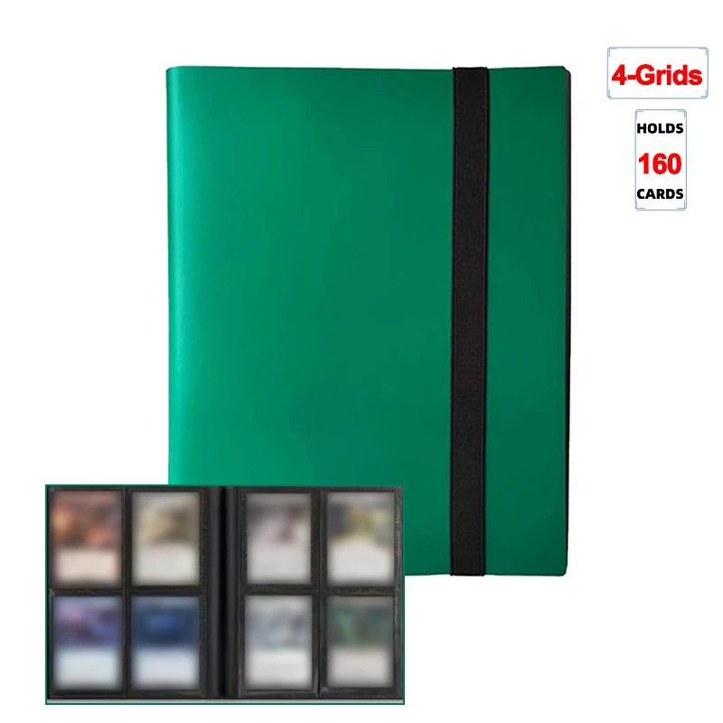NONE Sammelstück-Kartenbinder-Album, 160/360/480, Kartenhalter, 4/9/12 Fächer, Kartenbinder-Album, Kartenbinder-Notizbuch mit großer Kapazität 6