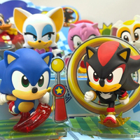 100% Genuine Hot Toys Cosbi & Sonic Sega Sonic Blind Box Sonic Model Miniature Model Sonic Anime Figures Mystery Birthday Gift