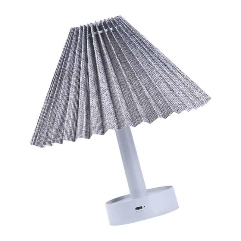 

Pleated Table Lamp with Adjustable Brightness for Home Decoration Elegant
