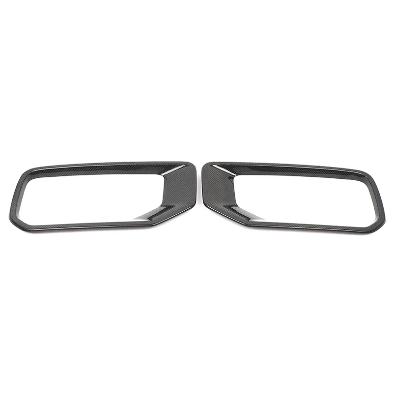 المصد الأمامي للسيارة من ألياف الكربون الحقيقية على كلا الجانبين إطار مدخل الهواء لسيارة Mercedes Benz G Class W463 W465 G63 2025 ملحقات السيارة