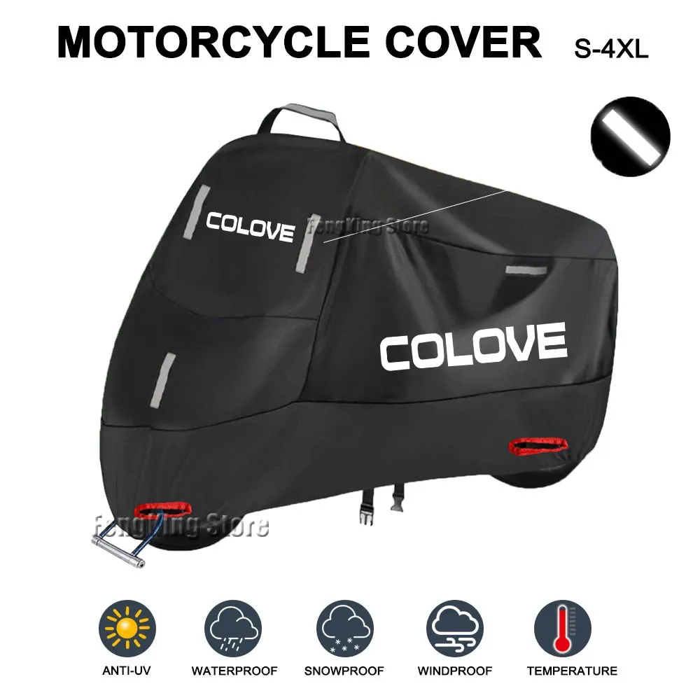 

Colove 450 Rally Motorcycle Cover Waterproof Outdoor Motorbike Rain Dustproof Snow Sun UV Protector
