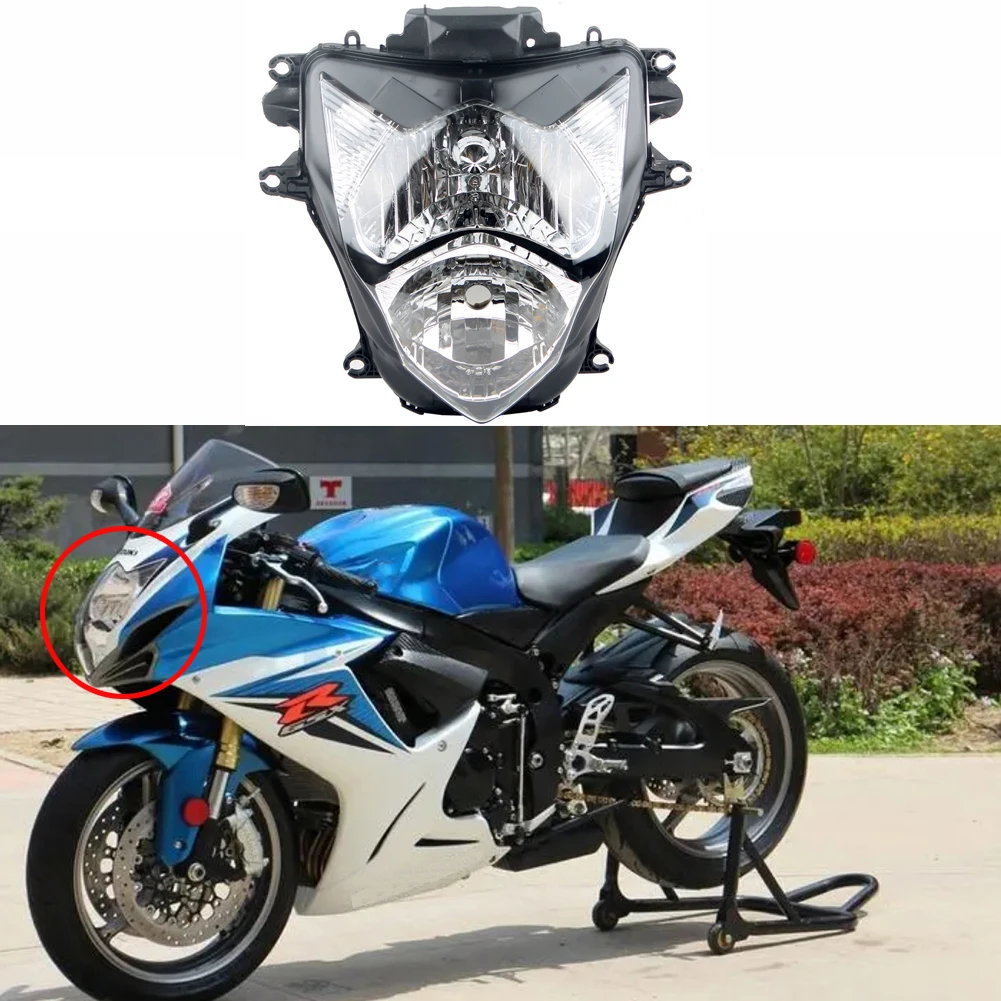 

ALLGT Новая передняя фара в сборе для мотоцикла Suzuki GSXR600 GSXR750 2011 2012 2013 2014 2015 2016 2017