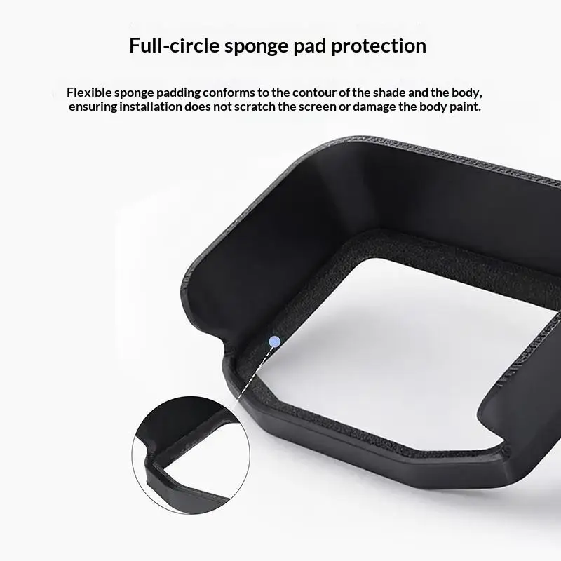 1Pcs Multi-directional Light Blocking Accessory Lens Hood For Luna Ultra Flexible Camera Anti-Glare Screen Sunshade For Insta360