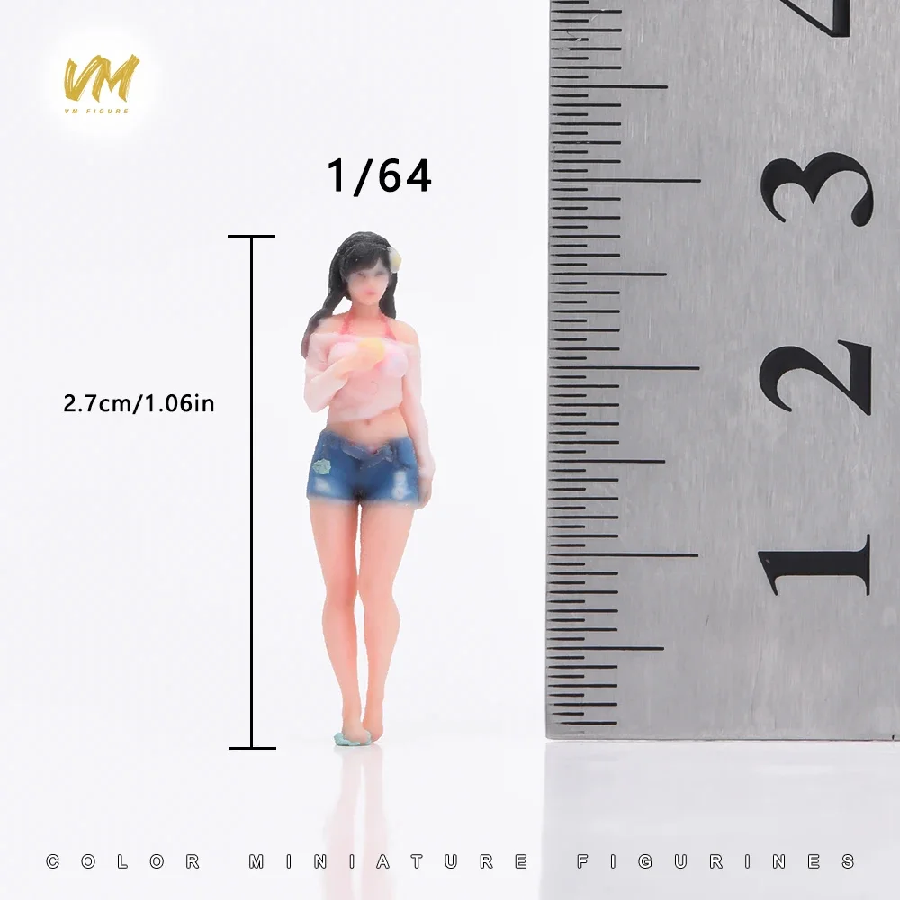 Miniaturfigur im Maßstab 1/64 Coole Business-Kleidung für junge Männer und Frauen 3D-Druck Mini-Puppe für Automodell-Dekoration und Ausstellung – Detail 31