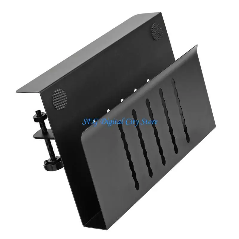 

U75B Laptop Stand Desk Side Laptop Mount,Desk Hanging Laptop Organizgers with Cooling Functionality for All Users Accessory
