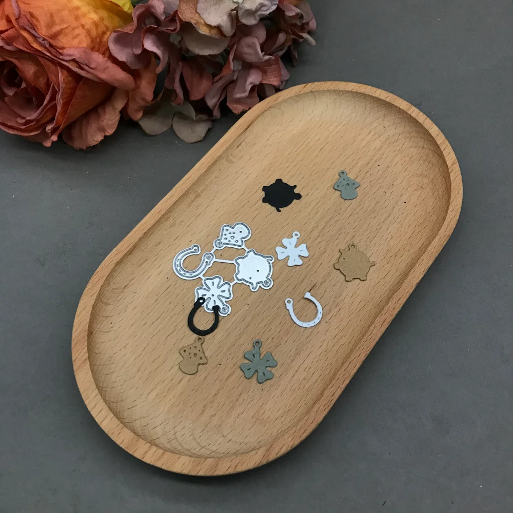 1pcs metal cutting dies cut die mold Mushroom Clover Scrapbook paper craft blade punch stencils dies