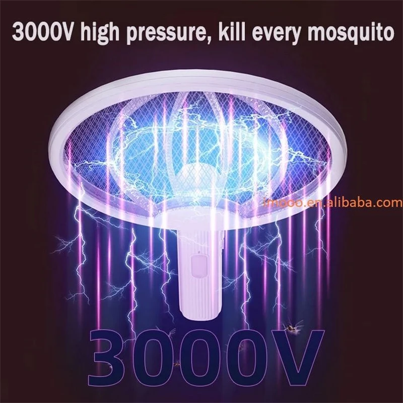 Xiaomi Folding Electric Mosquito Flap 4-in-1 Charging Light Wave Mosquito Trapping Lamp Home Wall Mounted Electric Mosquito Flap