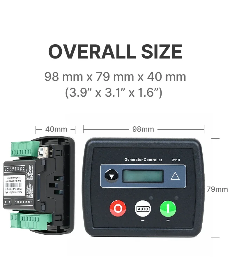 Deep sea 3110 spare parts gasoline dse 3110 mold controller dse