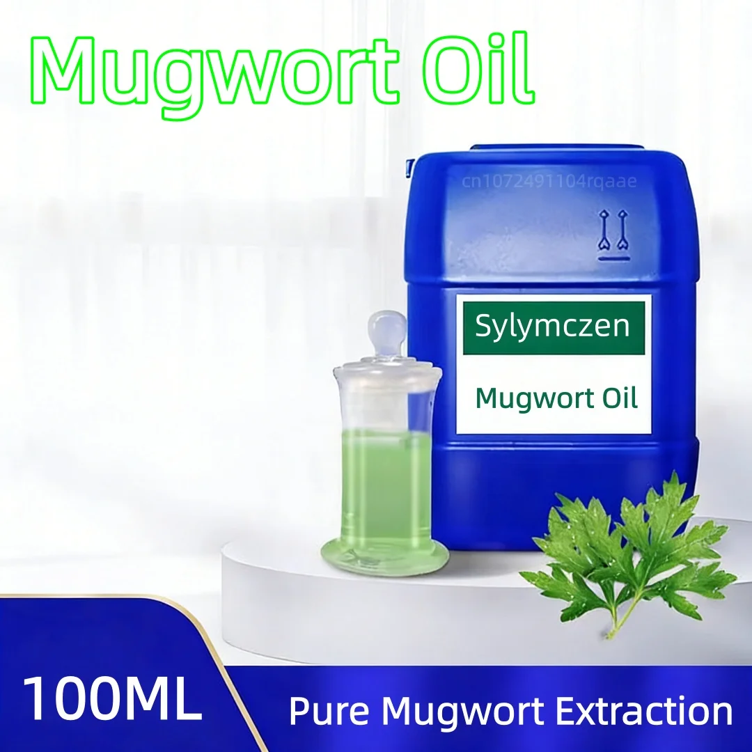 100% Pure & Undiluted Natural Mugwort Oil for Aromatherapy,  Artemisia Argyi Oil for Diffuser, Skin & Candle,Soap,Incense Making