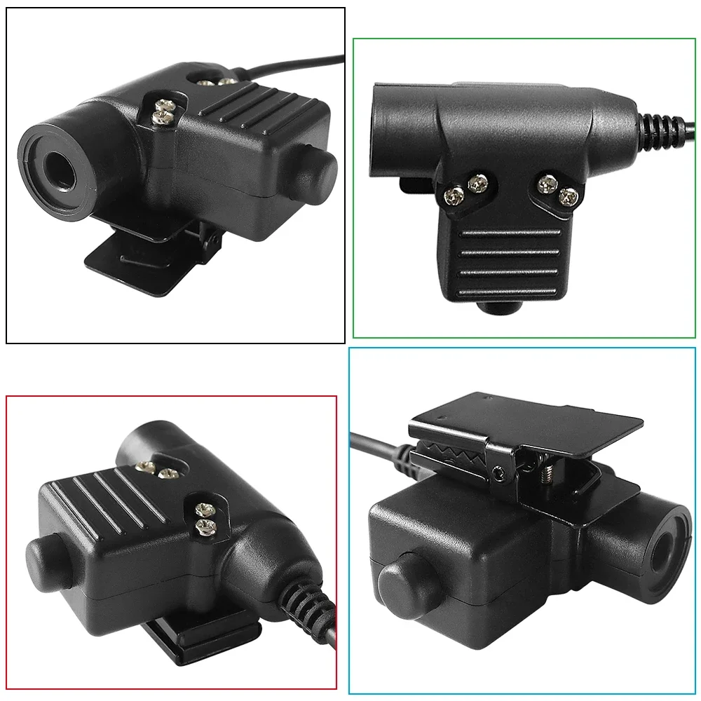 Tactical U94 PTT for PRC 152 PRC 148 PRC163 Tactical Headset Adapter Comtac Hunting Shooting Headset 6 Pin Ptt