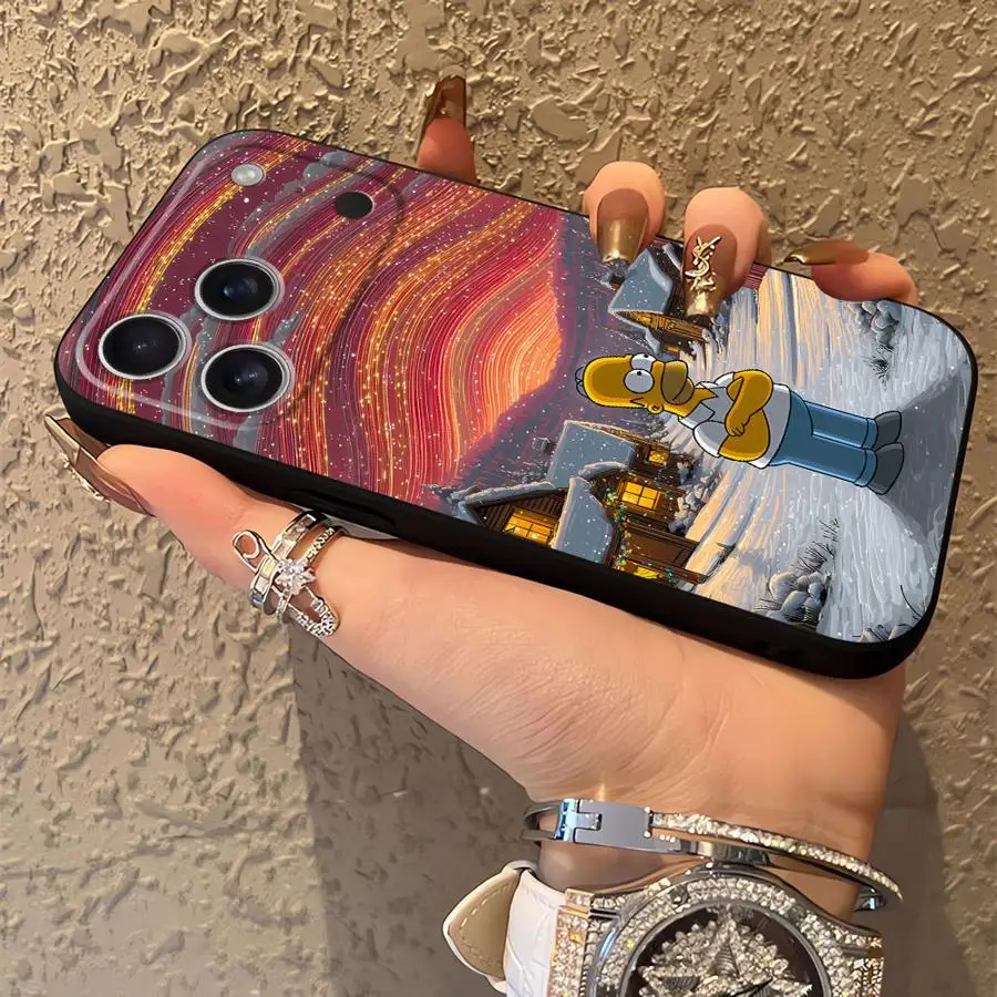 Homers Marge S-Simpsons Case for Apple iPhone 17 18 Pro Max 11 15 Plus 14 7 8 Air 16 13 Mini 17e 16e 18 XS XR 12 Phone Cover view 3