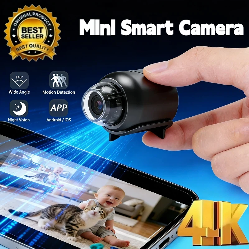 X5 1080P HD Mini WiFi Camera Indoor Safety Security Surveillance Baby Monitor Night Vision Camcorder IP Cam Audio Video Recorder