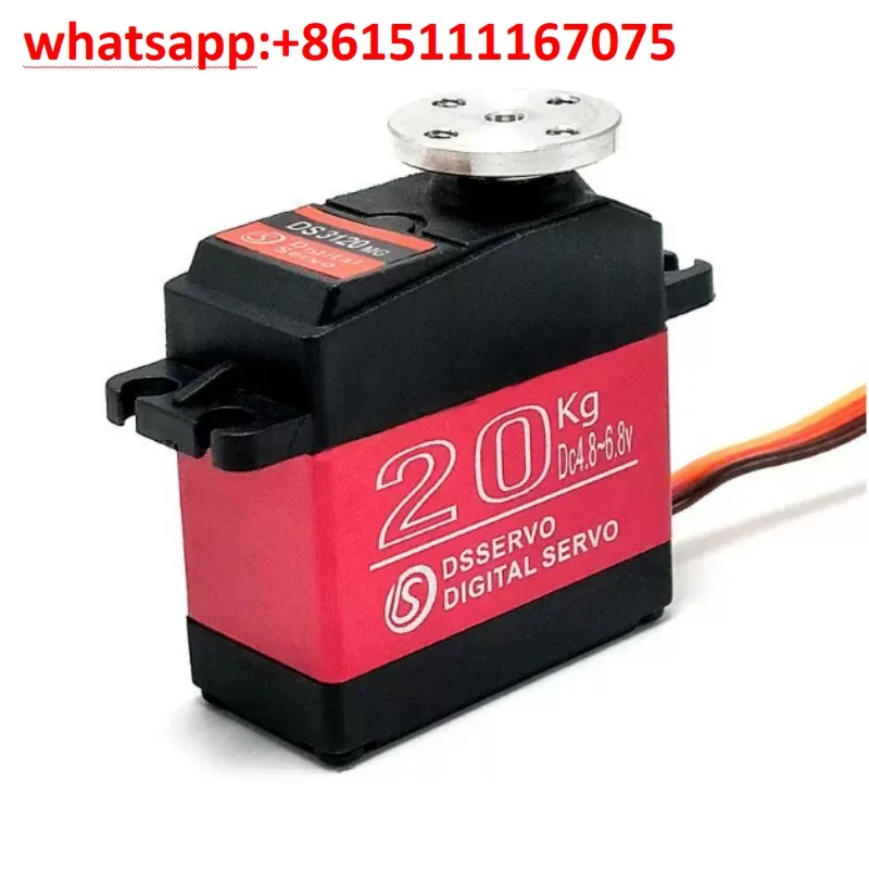 BB LD‑27MG Single‑Shaft Digital Servo, 20KG High‑Torque Metal Shell Servo Motor for Robotic Arm DIY Robot Project