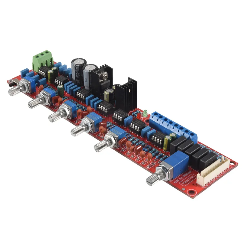 ABZW NE5532 프리앰프 보드 HIFI 5.1 톤 플레이트 볼륨 조절 패널 프리앰프 믹서 보드 프리앰프 보드