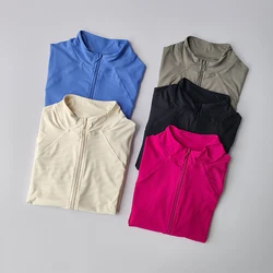 Naked Women's Slim Fit Quick Dry Long Sleeve Yoga Jacket Fitness Running Workout Sports Coat
