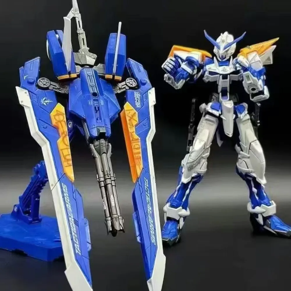 

Коллекционная фигурка Gundam Astray Blue Frame HG 1/144, подвижная модель меха с подставкой для полетного модуля, аниме-сувенир, подарок для детей