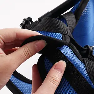 عربة أليفة قابلة للتعديل الساق الخلفية المعوقين الأليفة التنقل مساعدة ضوء إعادة التأهيل الساقين الأليفة كرسي متحرك أدوات عربة المشي أفضل 8 مبيعات عربة للكلاب المعاقين - رقم 2