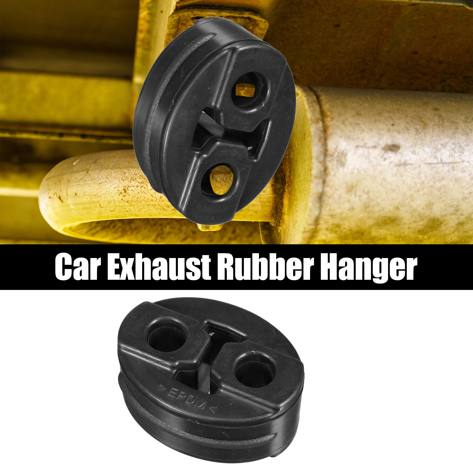 UXCELL 13mm 2 trous silencieux d'échappement cintre bague en caoutchouc Support de montage voiture isolant tuyau arrière cintres bagues Kit Support