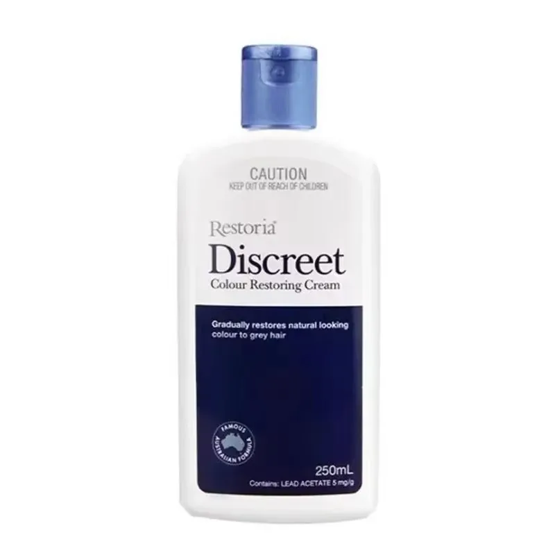 샴푸 1 Pcs Original Restoria Discreet Colour Restoring Cream Lotion Hair Care 250ml Reduce Grey Hair for Men and Women