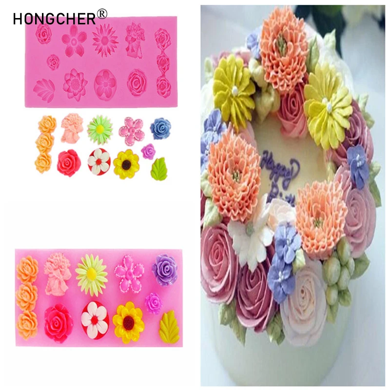حافظة هاتف صغيرة من الراتنج والزهور ، دبوس شعر عصابة رأس ، ملحقات مجوهرات الأظافر ، قالب بالتنقيط ، خبز كيك شوكولاتة ذاتي الصنع ، قالب سيليكون #1