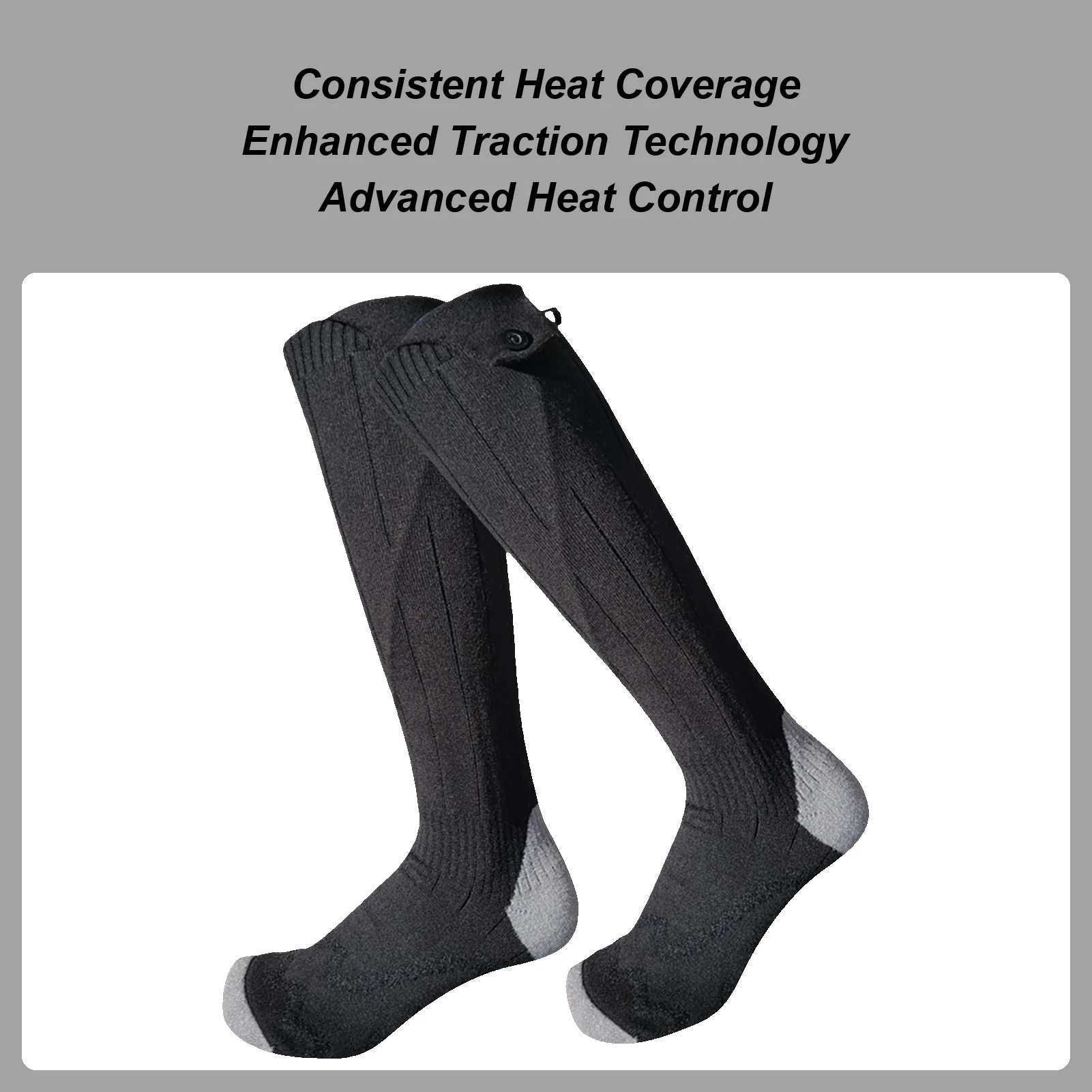 

Носки с электрическим подогревом, беспроводные 4-уровневые перезаряжаемые грелки для ног, зимние термоохотничьи носки для охоты на открытом воздухе, верховой езды